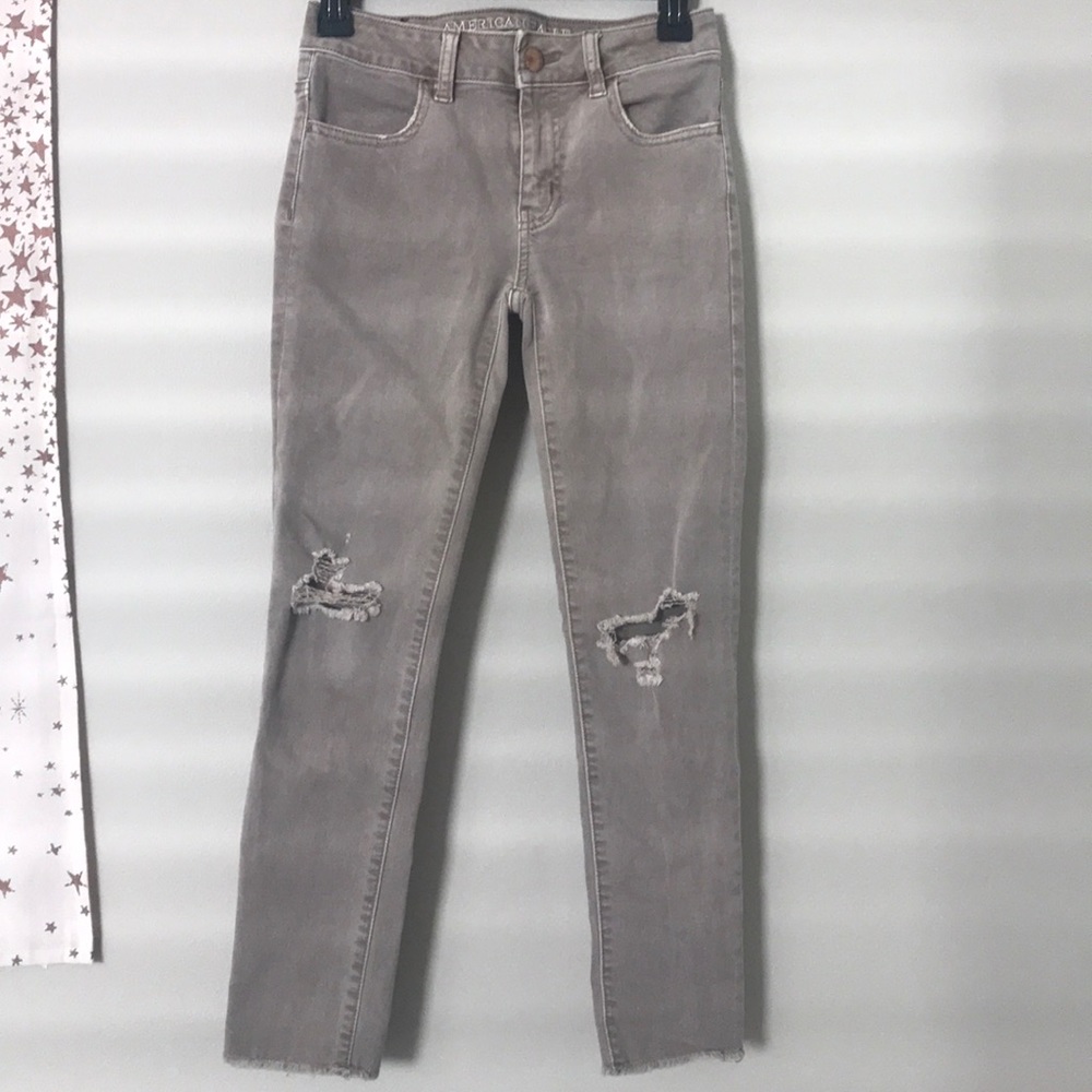 Tan American Eagle Jeans